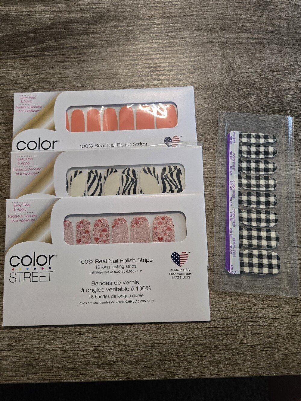 Colorstreet Nail Strips 4 Packs